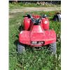 Image 2 : HONDA 2WD FOURTRAX QUAD WITH KEY, IN RUNNING ORDER, HAS RIPPED SEAT AND COSMETIC DAMAGE