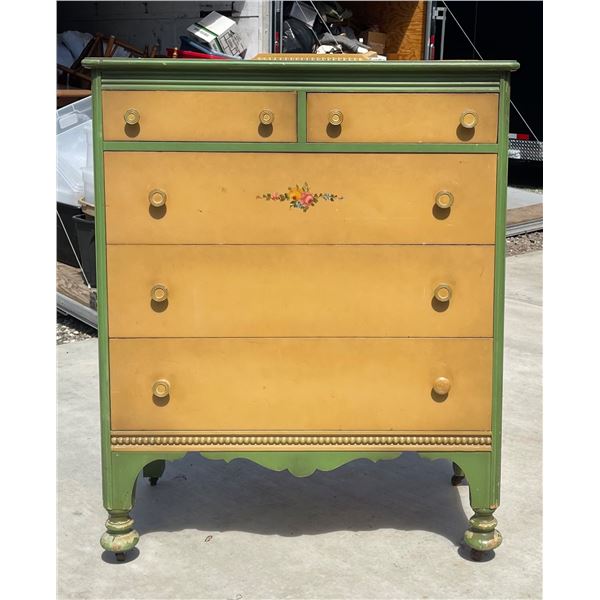 FRENCH COUNTRY ANTIQUE DRESSER (MATCHES LOT 3 AND LOT 5)