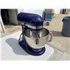 Image 3 : KITCHEN AID BLUE MIXER AND ATTACHMENTS - WORKS!