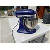 Image 4 : KITCHEN AID BLUE MIXER AND ATTACHMENTS - WORKS!