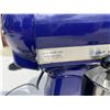 Image 6 : KITCHEN AID BLUE MIXER AND ATTACHMENTS - WORKS!