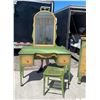 Image 2 : FRENCH COUNTRY ANTIQUE VANITY AND CHAIR (MATCHES LOT 1 AND LOT 5)