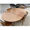 Image 10 : ETHAN ALLEN MAPLE AND BIRCH TABLE AND 4 CHAIRS