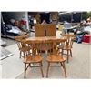 Image 15 : ETHAN ALLEN MAPLE AND BIRCH TABLE AND 4 CHAIRS