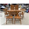 Image 17 : ETHAN ALLEN MAPLE AND BIRCH TABLE AND 4 CHAIRS