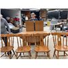 Image 19 : ETHAN ALLEN MAPLE AND BIRCH TABLE AND 4 CHAIRS