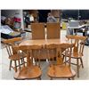 Image 1 : ETHAN ALLEN MAPLE AND BIRCH TABLE AND 4 CHAIRS