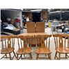 Image 20 : ETHAN ALLEN MAPLE AND BIRCH TABLE AND 4 CHAIRS