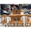 Image 24 : ETHAN ALLEN MAPLE AND BIRCH TABLE AND 4 CHAIRS