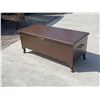 Image 3 : GORGEOUS WOODEN CEDAR LINED TRUNK. HUGE!