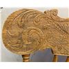 Image 2 : CARVED OAK ROCKING CHAIR
