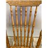 Image 5 : CARVED OAK ROCKING CHAIR