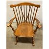 Image 1 : PETITE SOLID WOOD ROCKING CHAIR
