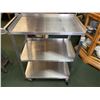 Image 1 : STAINLESS STEEL ROLLING CART
