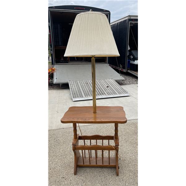 END TABLE LAMP/SHELF