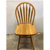 Image 1 : OAK SWIVEL BAR STOOL