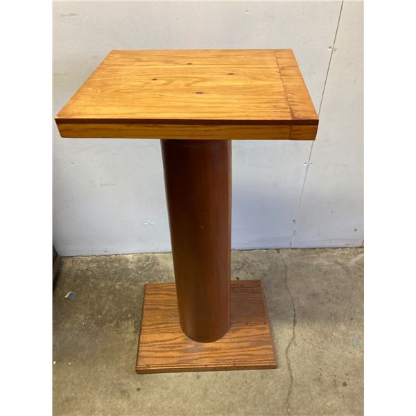 WOODEN PEDESTAL