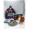 Image 2 : Toy story slinky dog w/ box, backpack, party plates and napkins all sealed