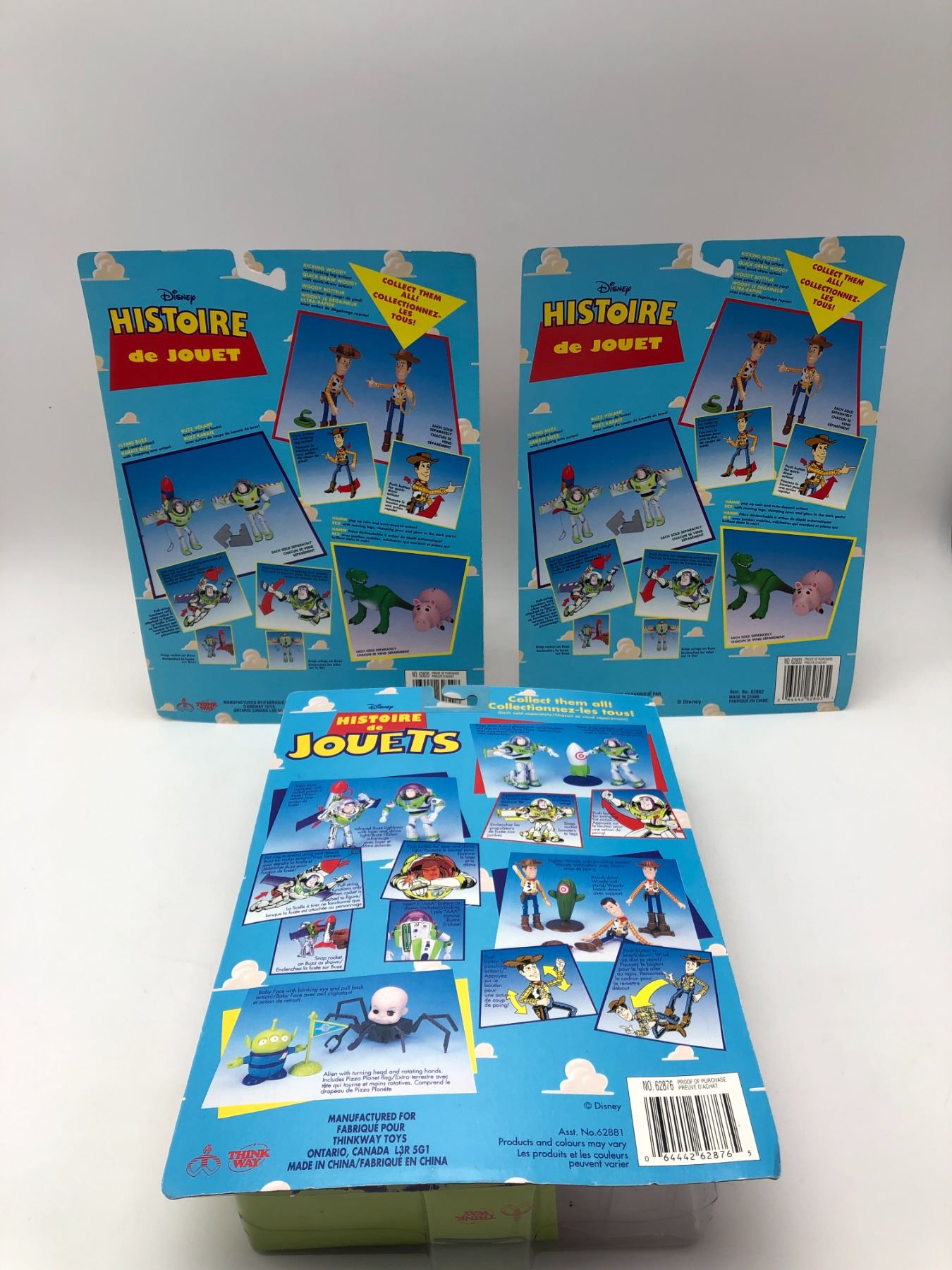 Toy story 2 Buzz Lightyear talking model kit mint in box & 3 action ...