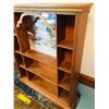 Image 2 : Oz - Wooden shelf w/ mirror from the Franklin mint Approx 21" x 17 1/2"