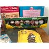 Image 8 : Figurine gift set of dwarfs mint in box, vintage Jaymar puzzle, nestle chocolate dwarfs mint in box 