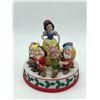 Image 1 : Christmas 1987 third edition bisque pottery snow white figure set Approx 6 1/2" (made by schmid)