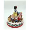 Image 2 : Christmas 1987 third edition bisque pottery snow white figure set Approx 6 1/2" (made by schmid)