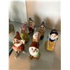 Image 2 : Snow white salt shaker & 6 dwarfs "ceramic" (made in Japan) Walt disney productions - approx 3 1/2"
