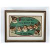Image 1 : Framed decal (1960s) - Approx 13 1/2" x 8 1/2"