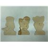 Image 2 : Group of 3 mechanical valentines diecut (1938) Approx 4 1/2" tall