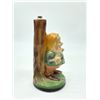 Image 2 : Happy lamp base plaster (made in England, 1940s) Approx 7" tall