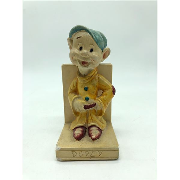 Lamode studios - dopey plaster book end (previous repairs & missing plaster)