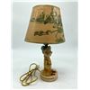 Image 2 : Dopey plaster lamp w/ original shade plaster (made by lamode studios, 1938) Approx 13"