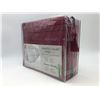 Image 2 : "Bamboo Luxury 9900 Deluxe Series" - Queen 4pc Bedsheet set - Red - inclues Flat sheet/Fitted sheet 