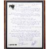 Image 2 : Beatles Signed  Lyrics "A Hard Day's Night"