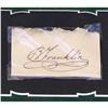 Image 2 : Benjamin Franklin Signed Cut