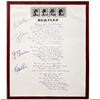 Image 2 : Beatles Signed  Lyrics "Things We Said Today"