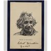 Image 2 : EINSTEIN SIGNED & INSCRIBED E=MC2 PHOTO CARD