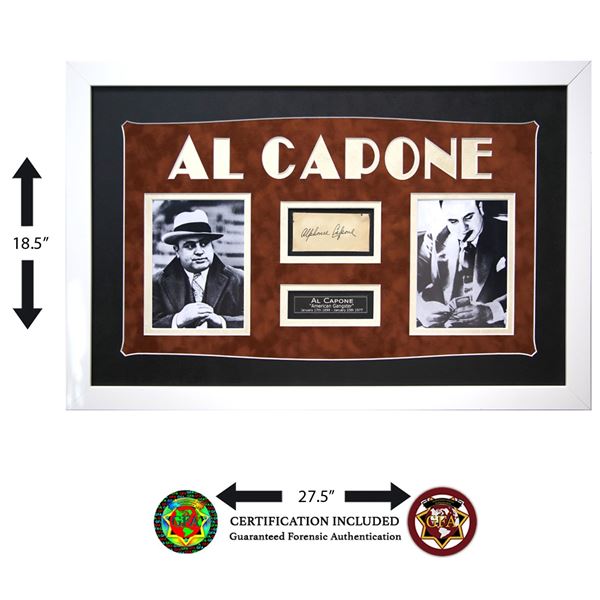 Alphonse Capone Signed Cut