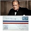 Image 1 : Winston Churchill Signed Airmail Envelope