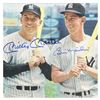 Image 2 : Mickey & Billy Mantle Signed Yankees Legends