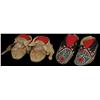 Image 1 : Two Pairs of Moccasins, 19th Century