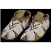 Image 1 : Cheyenne Beaded Man's Moccasins, c. 1910