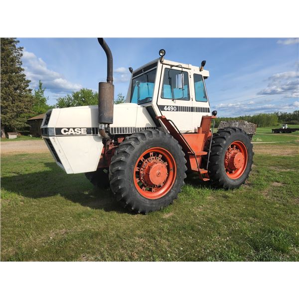 1982 Case 4490 4WD Tractor, completely serviced, new brakes, newer exhaust