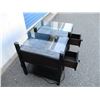 Image 3 : 2X THE BID - Night stand end tables with glass top with USB port + plugins - 12.5x22x24T