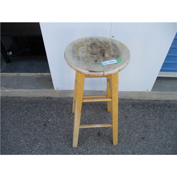 Wooden stool