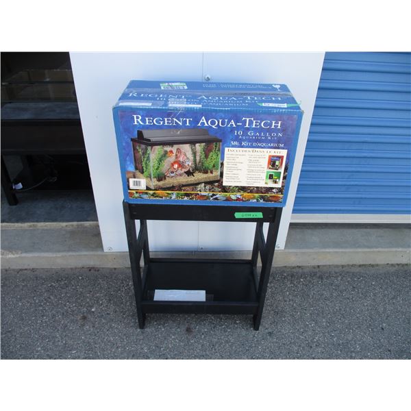 Aquarium stand with 10gal aquarium kit (sealed) 11x21.5 40T