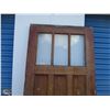 Image 2 : Wood door, with key - 32x79.5