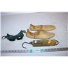 Image 1 : Wood shoe trees,goggles,scale