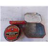 Image 3 : tobacco tin, toffee tin and watkins salve {with contents}